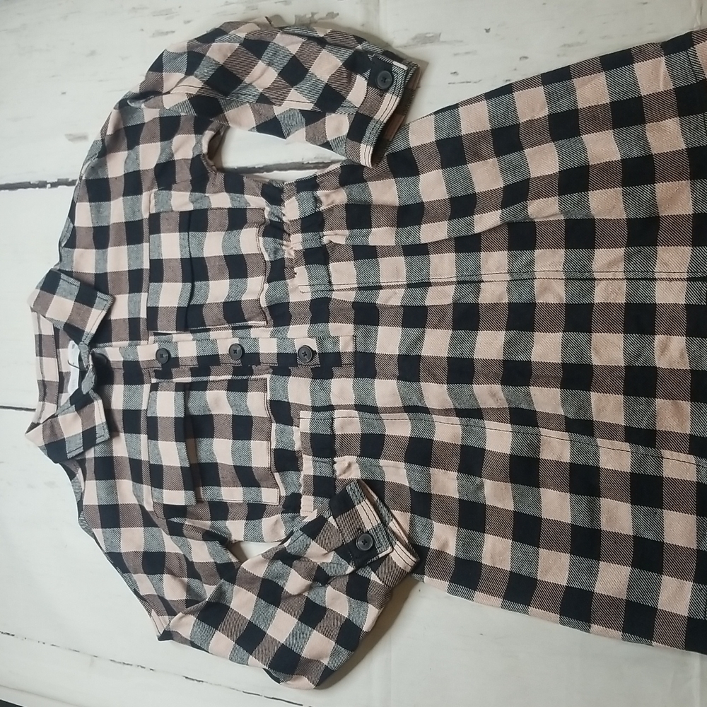 NWT Zara Flannel  Dress